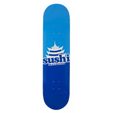 Skateboard Deck Only Sushi Pagoda Logo Blue 2023 - Skateboards Nur Deck
