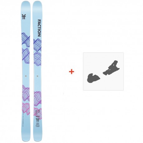 Ski Faction Prodigy 0.0X 2022 + Ski bindings - Ski All Mountain 80-85 mm with optional ski bindings