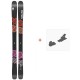 Ski Faction Prodigy 2.0 2022 + Fixations de ski - Ski All Mountain 86-90 mm avec fixations de ski à choix