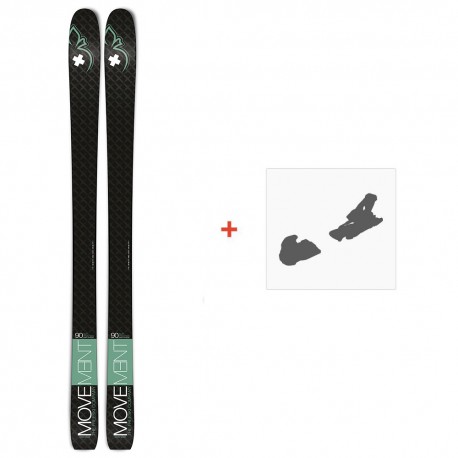 Ski Movement Alp Tracks 90 Ltd 2022 + Skibindungen - Ski All Mountain 91-94 mm mit optionaler Skibindung
