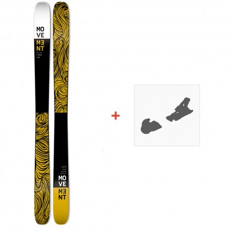 Ski Movement Fly Two 105 2022 + Skibindungen - Pack Ski Freeride 101-105 mm