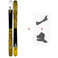 Ski Movement Fly Two 105 2022 + Fixations de ski randonnée + Peaux - Freestyle + Piste + Rando
