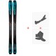 Ski Dynafit Blacklight 88 W 2022 + Tourenbindungen + Felle - Tourenski Set 86-90 mm