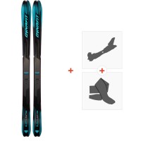 Ski Dynafit Blacklight 88 W 2022 + Tourenbindungen + Felle - Tourenski Set 86-90 mm