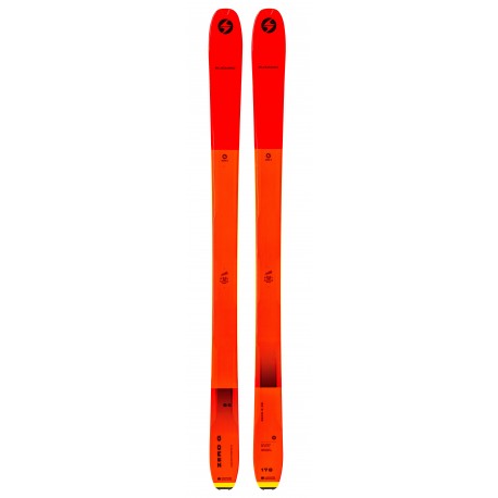 Ski Blizzard Zero G 095 Flat Orange 2022 - Ski sans fixations Homme