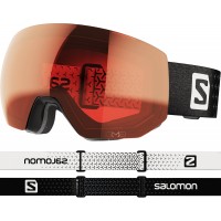 Salomon Goggle Radium Pro Black Sigma/Lens Apricot 2022 - Masque de ski