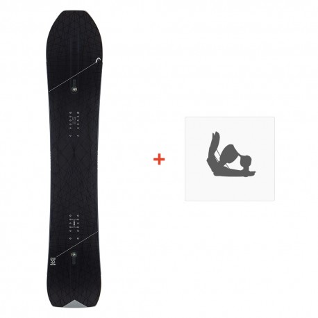 Snowboard Head E-Pulse Lyt 2023 + Snowboard bindings - Head