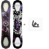 Snowboard Yes 20/20 Powderhull 2023 + Fixations de snowboard - Pack Snowboard Homme