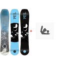 Snowboard Yes Hybrid 2023 + Fixations de snowboard