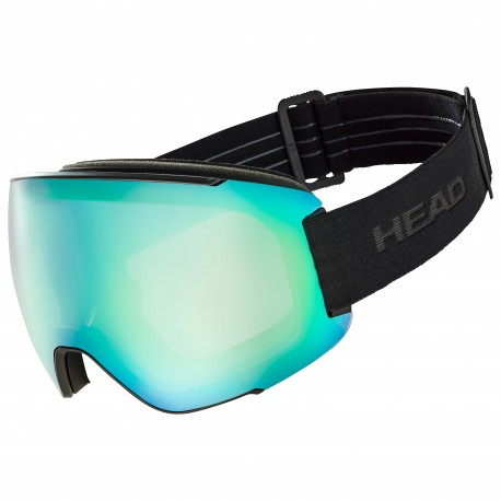 Head Goggle Magnify 5K Photo Green/Black 2023 - Masque de ski