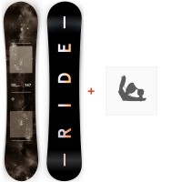 Snowboard Ride Heartbreaker 2022 + Fixations de snowboard