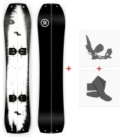 Splitboard Ride Pig Package 2023 + Splitboard Bindings + Skins - Splitboard Package - Men