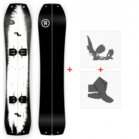 Splitboard Ride Pig Package 2023 + Fixations de splitboard + Peaux - Splitboard Package - Homme