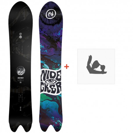 Snowboard Nidecker Beta Apx 2023 + Snowboard bindings - Pack Snowboard Homme