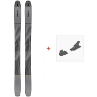 Ski Atomic Backland 100 Grey 2021 + Fixations de ski - Pack Ski Freeride 94-100 mm