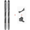 Ski Atomic Backland 100 Grey 2021 + Fixations de ski randonnée + Peaux