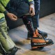 Monnet Heat Protech Socks Black/Red 2022 - Chaussettes de ski chauffantes