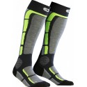 Monnet Backside - chaussettes de ski Grey Green 2022