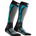 Monnet Backside - chaussettes de ski Grey Blue 2022