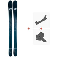 Ski Volkl Yumi 84 2022 + Touring Ski Bindings + Climbing Skins  - All Mountain + Touring