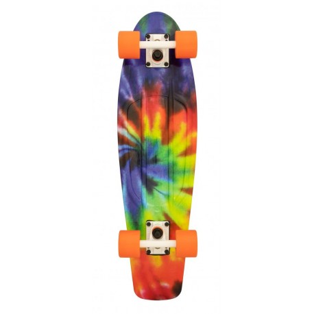 Plastic Skateboard D Street Tie-Dye 27 2023 - PLASTIC SKATEBOARD