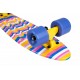 Plastic Skateboard D Street Stripes 23 2023 - PLASTIC SKATEBOARD