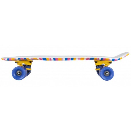 Plastic Skateboard D Street Stripes 23 2023 - PLASTIC SKATEBOARD