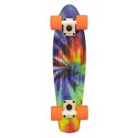 Kunststoff-Skateboard D Street Tie-Dye 23 2023