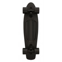 Kunststoff-Skateboard D Street Triple Black 23 2023