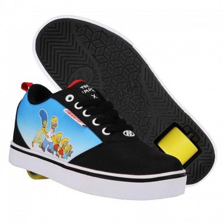 Chaussures à roulettes Heelys X Simpsons Pro 20 Prints Black/Cyan/Multi 2022 - Heelys Garçons