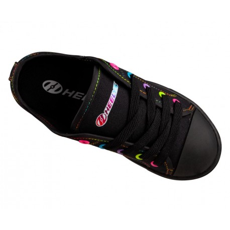 Rainbow Black Heelys Heelys Classic X2 Shoes 