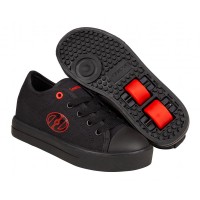 Shoes with wheels Heelys X2 Classic Black/Red Logo Canvas 2022 - Boys HX2