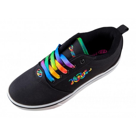 Shoes with wheels Heelys X2 Pro 20 Black/Rainbow Cursive 2022 - Girls HX2