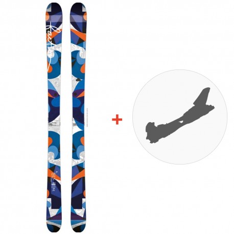 Ski Faction Heroine 2015 + Bindings - Freestyle Ski Set