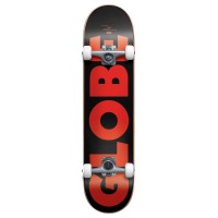 Skateboard Globe GO Fubar  7.75''- Black/Red - Complete 2023 - Skateboards Complètes