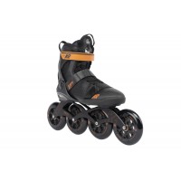 Inline Skates K2 Mod 110 Black Orange 2024  - Inline Skates