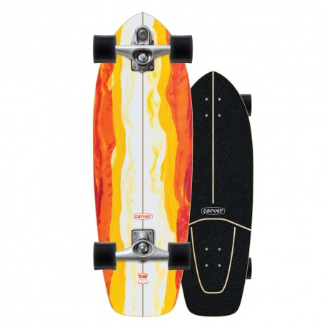 Surf Skate Carver Firefly 30.25\\" 2024 - Complete - Komplette Surfskates