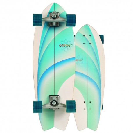 Surf Skate Carver Emerald Peak 30\\" 2024 - Complete - Komplette Surfskates