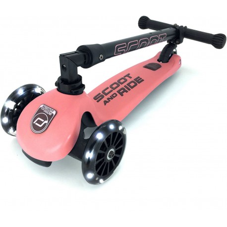 Scoot and Ride | Highwaykick 3 LED | Peach 2022 - Kids Scooter