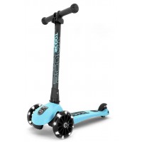 Scoot and Ride | Highwaykick 3 LED | Blueberry 2022 - Kids Scooter