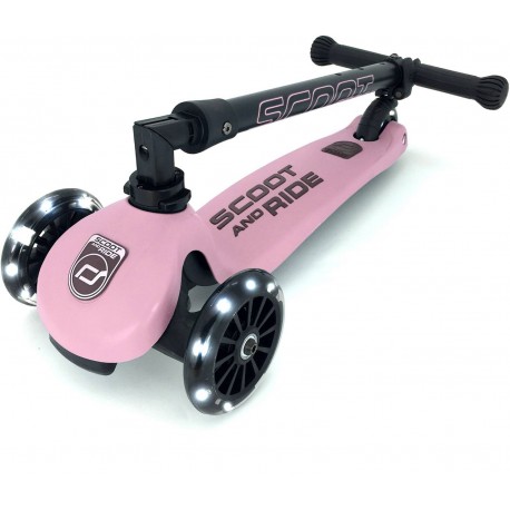 Scoot and Ride | Highwaykick 3 LED | Rose 2022 - Kids Scooter