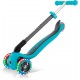 Globber | Primo Foldable Lights | Anodized T Bar | Teal 2022 - Kids Scooter