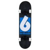 Skateboard Birdhouse Stage 3 B Logo Black/Blue 8'' - Complete 2022 - Skateboards Completes