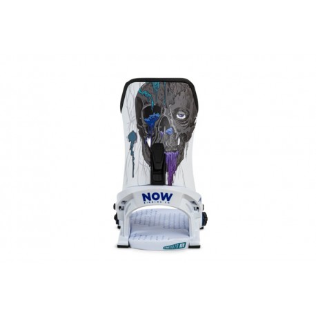 Fixation Snowboard Now Select Pro X Kowalchuk White 2023 - Fixation Snowboard Homme