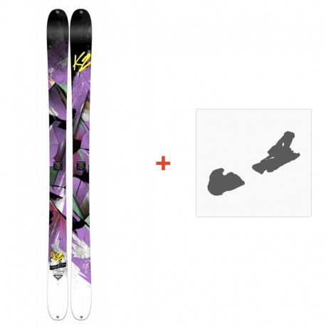 Ski K2 Remedy 92 2015 + Ski Bindings - K2