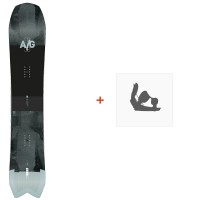 Snowboard Amplid Souly Grail 2023 + Fixations  - Pack Snowboard Homme