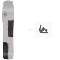 Snowboard Amplid The Morning Glory 2023 + Fixations  - Pack Snowboard Homme