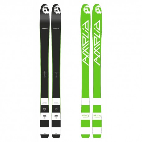 Ski Amplid Ego trip evolution 2015 + Touring Ski Bindings + Climbing Skins  - Touring Ski Set 91-95 mm