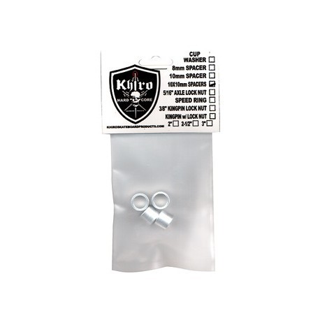 Khiro 10mm Spacers (for 10mm axle) 2019 - Etoile-spacer-visserie