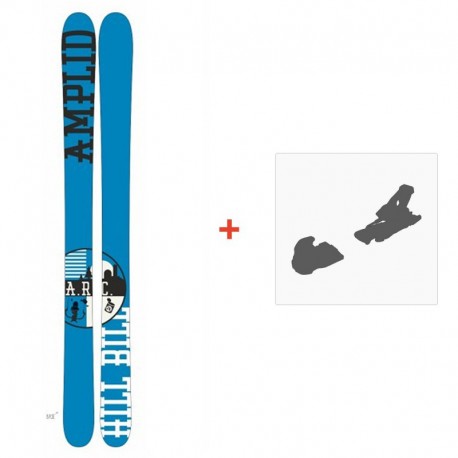 Ski Amplid The Hill Bill 2015 + Ski Bindings  - Pack Ski Freeride 111-115 mm